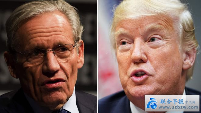 Bob Woodward and Donald Trump composite image