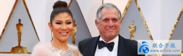 Les Moonves and Julie Chen